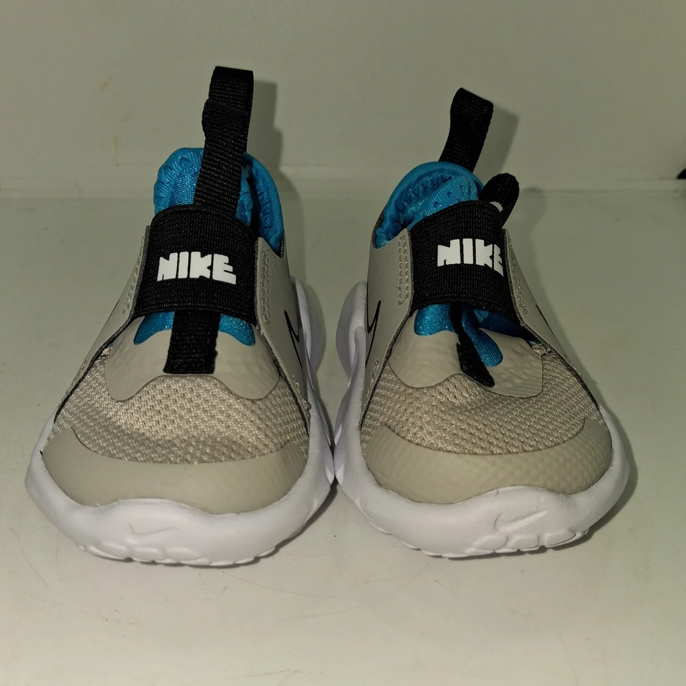 Nike Flex Runner 2 TDV Toddler Slip On Shoes Light Iron Ore Size 2C DJ6039-008